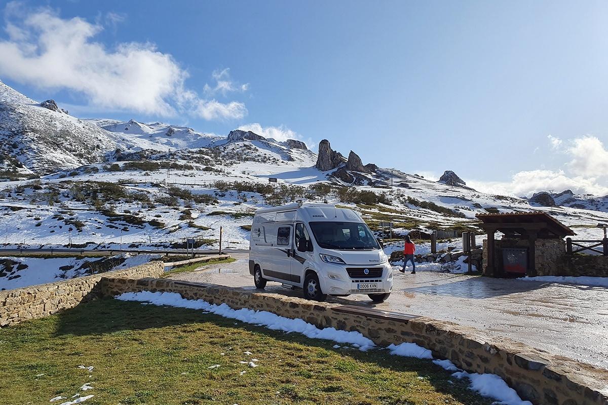 Hire a camper van: Motorhome Route through Spain's Coldest and Snowiest Towns