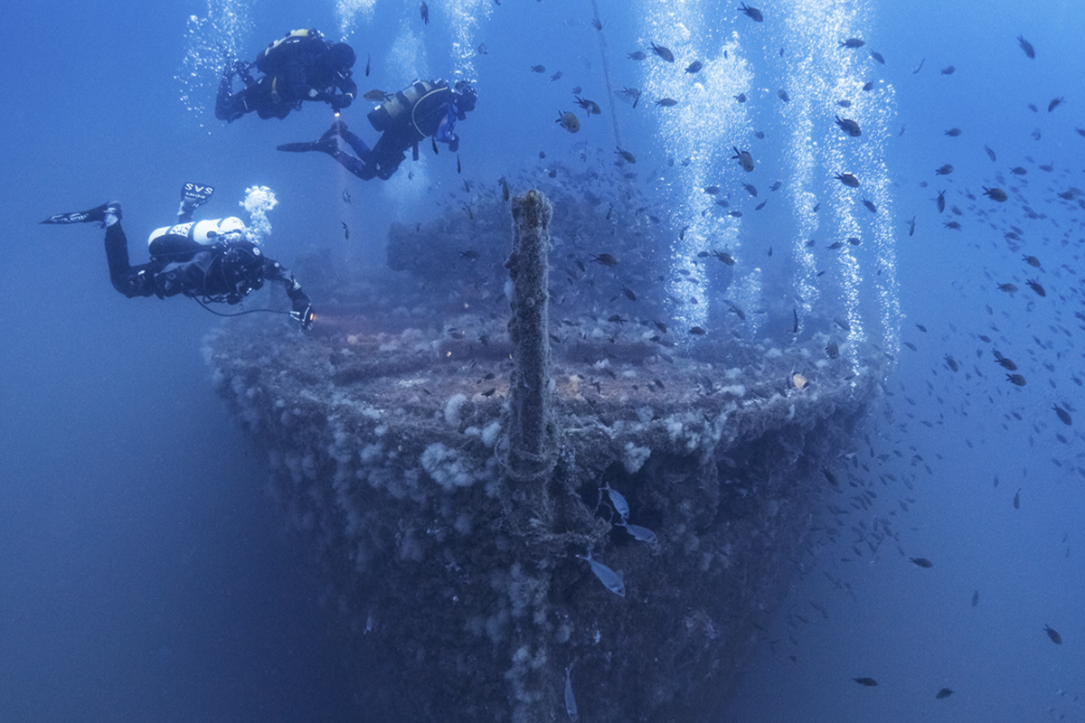 buceo cabo de palos sirio hundido